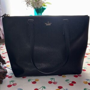 Kate Spade Large Saffiano Black Work Tote